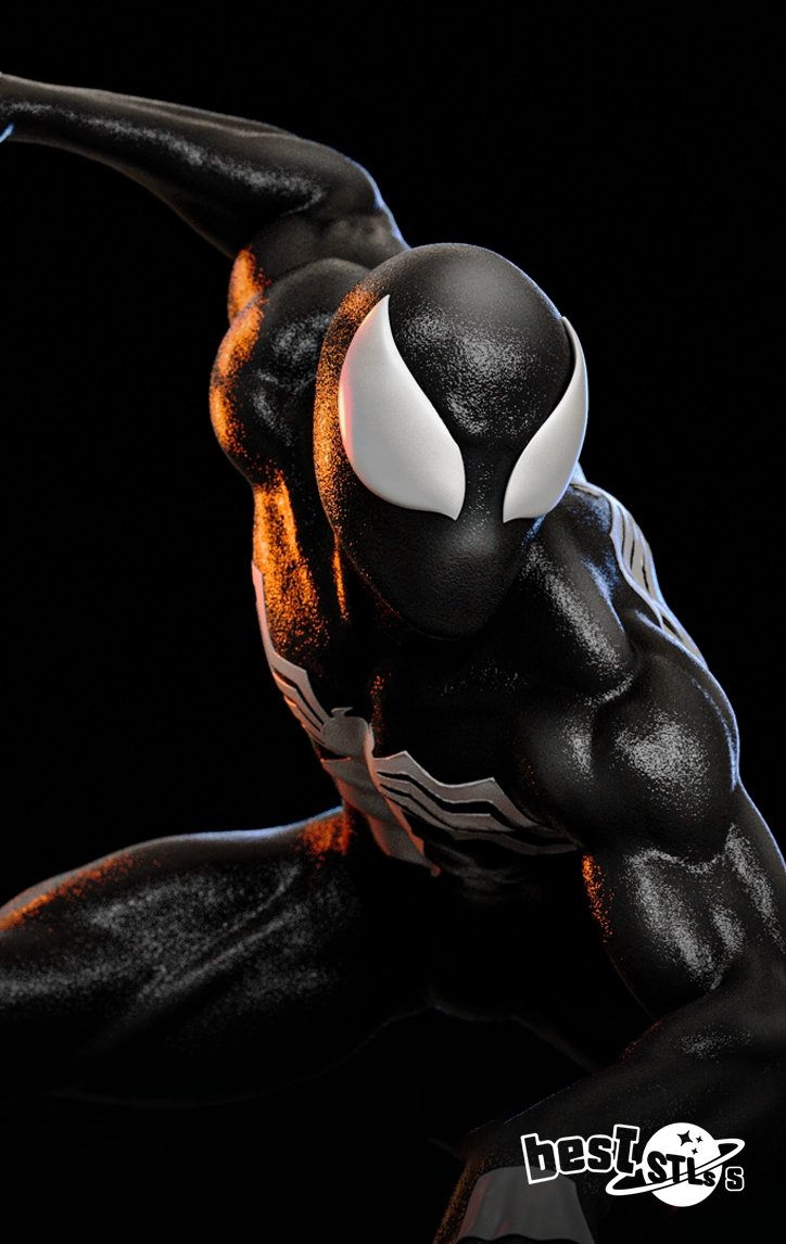Spider-Man Symbiote STL 3D Print Model - Image 4