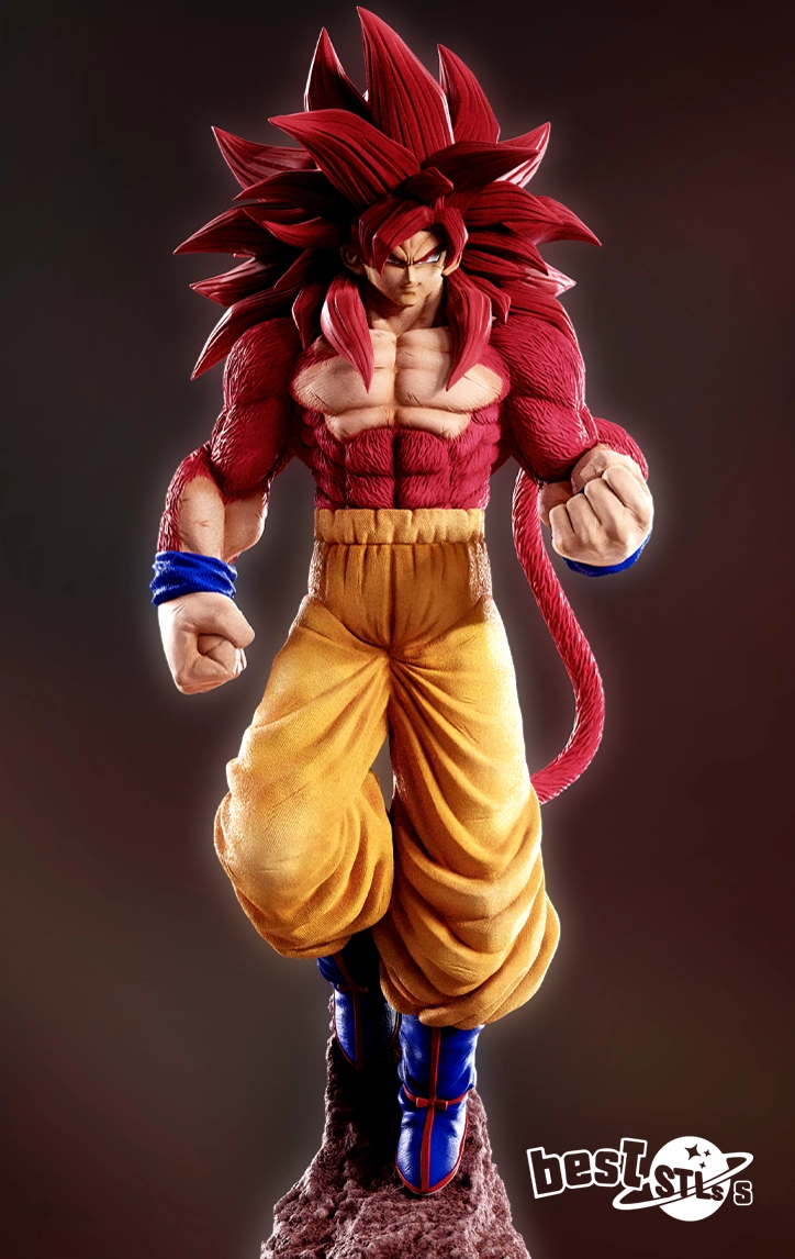 Goku SSJ4 Daima STL 3D Print Model
