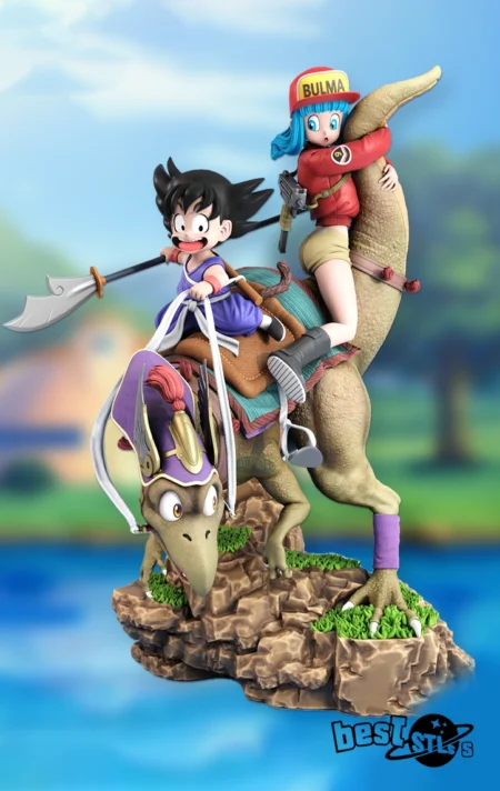 Goku and Bulma STL