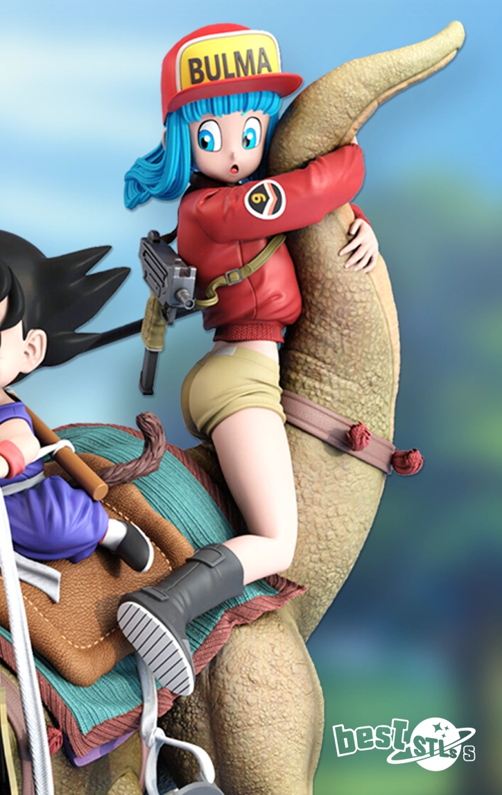 Goku and Bulma STL