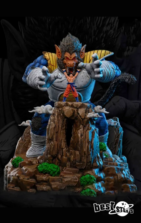 Goku vs Ozaru Vegeta STL