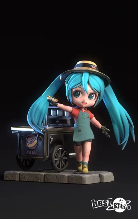 Hatsune Miku Chibi STL