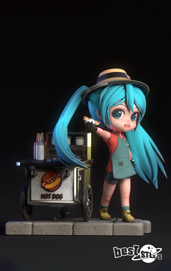 Hatsune Miku Chibi STL
