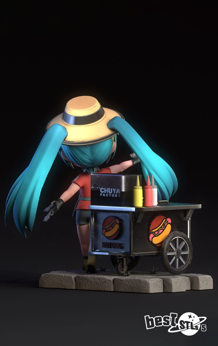 Hatsune Miku Chibi STL