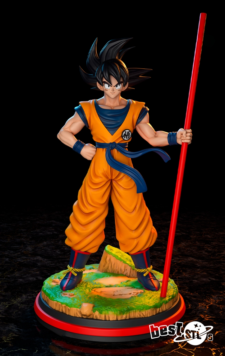 Young Goku STL 3D Print Model