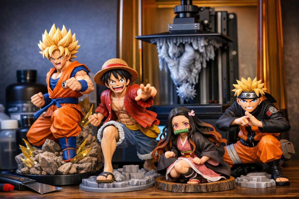 Best Anime STL Files for 3D Printing