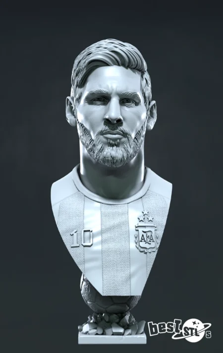 Lionel Messi Bust STL