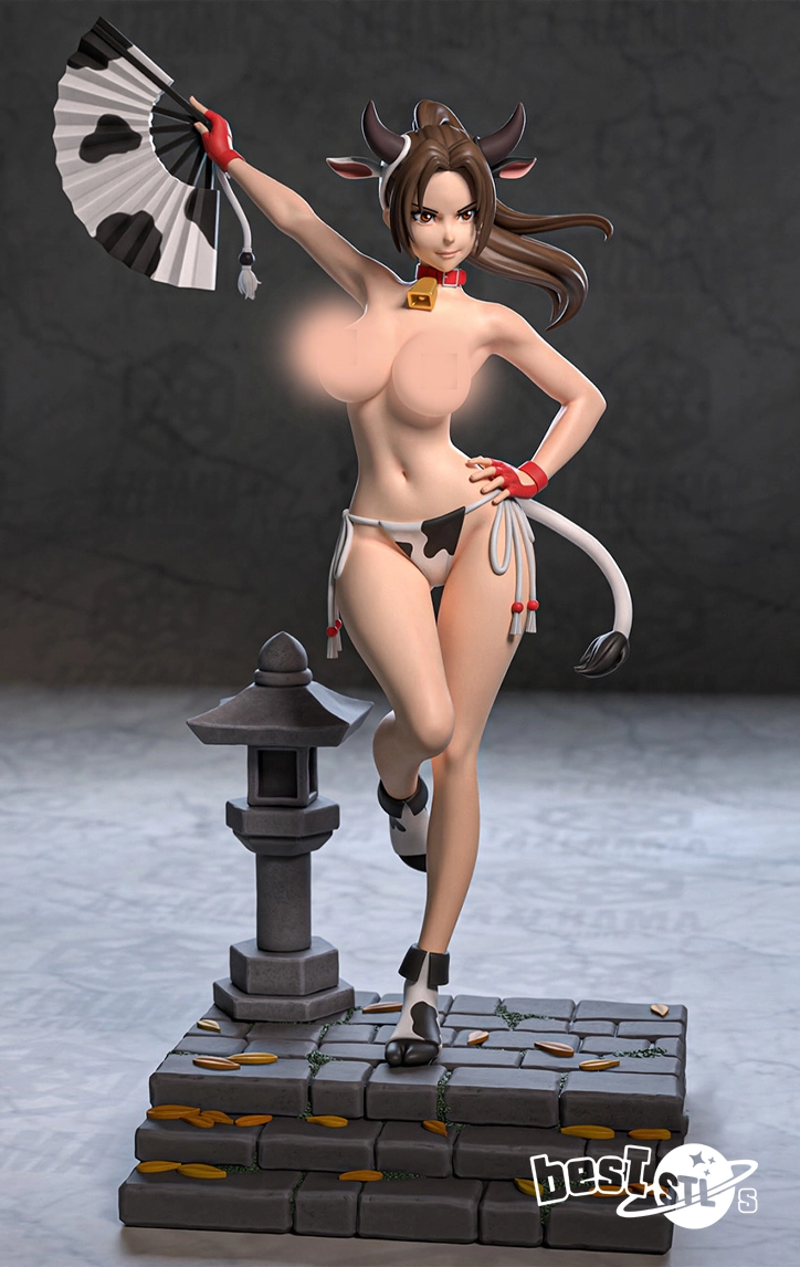 Mai Shiranui NSFW STL 3D Print Model - Image 4