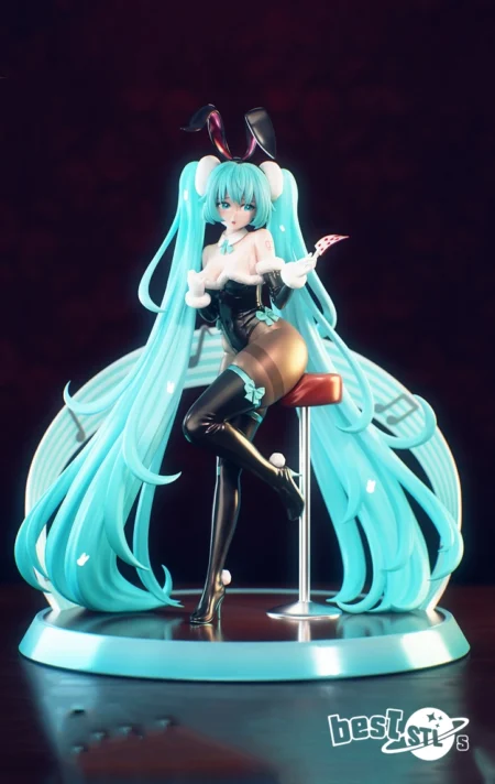 Hatsune Miku STL 3D Print Model