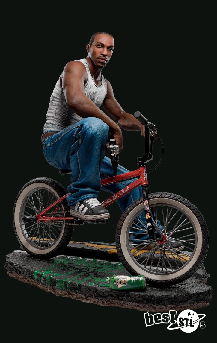 CJ Carl Johnson STL 3D Print Model