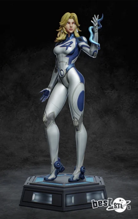 Invisible Woman STL 3D Print Model