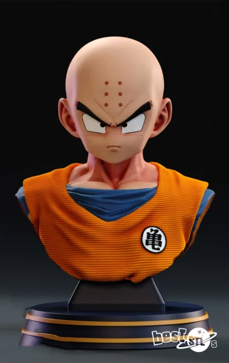 Krillin Bust STL