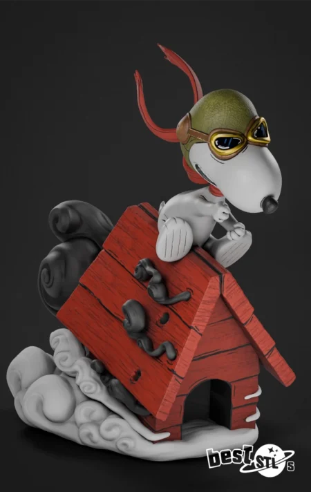 Snoopy Peanuts STL 3D Print Model