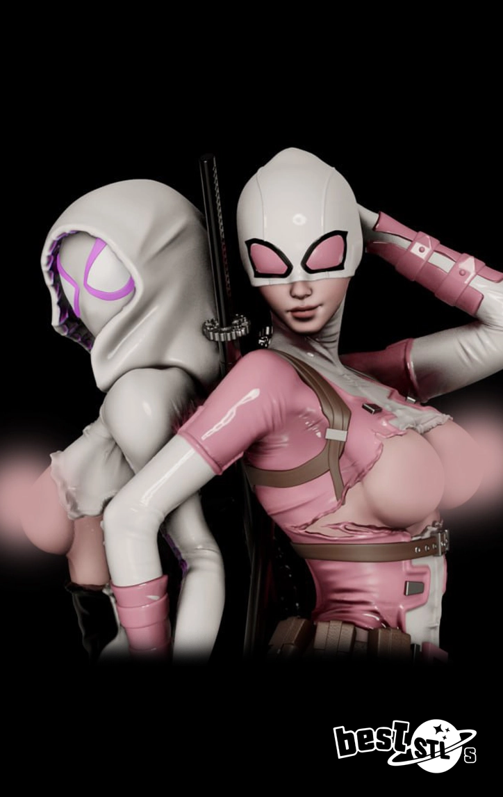SpiderGwen X Gwenpool NSFW STL