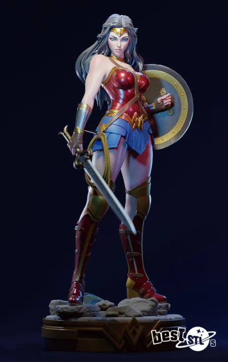 Wonder Woman NSFW STL 3D Print Model