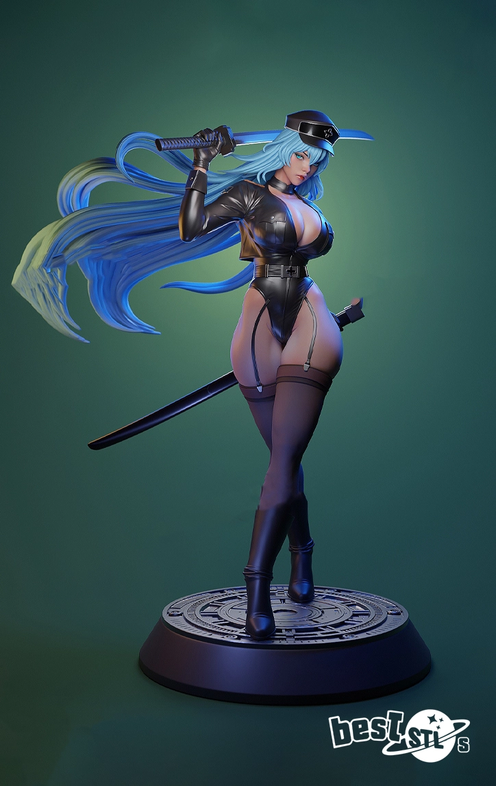 Esdeath NSFW STL 3D Print Model