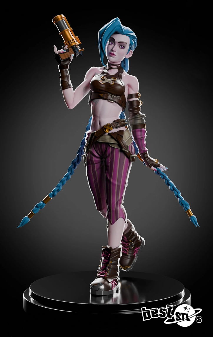 Jinx 3D Print Figure