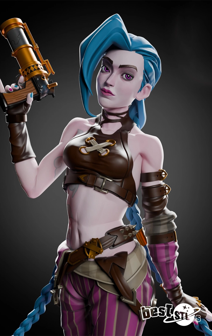 Jinx 3D Print Figure
