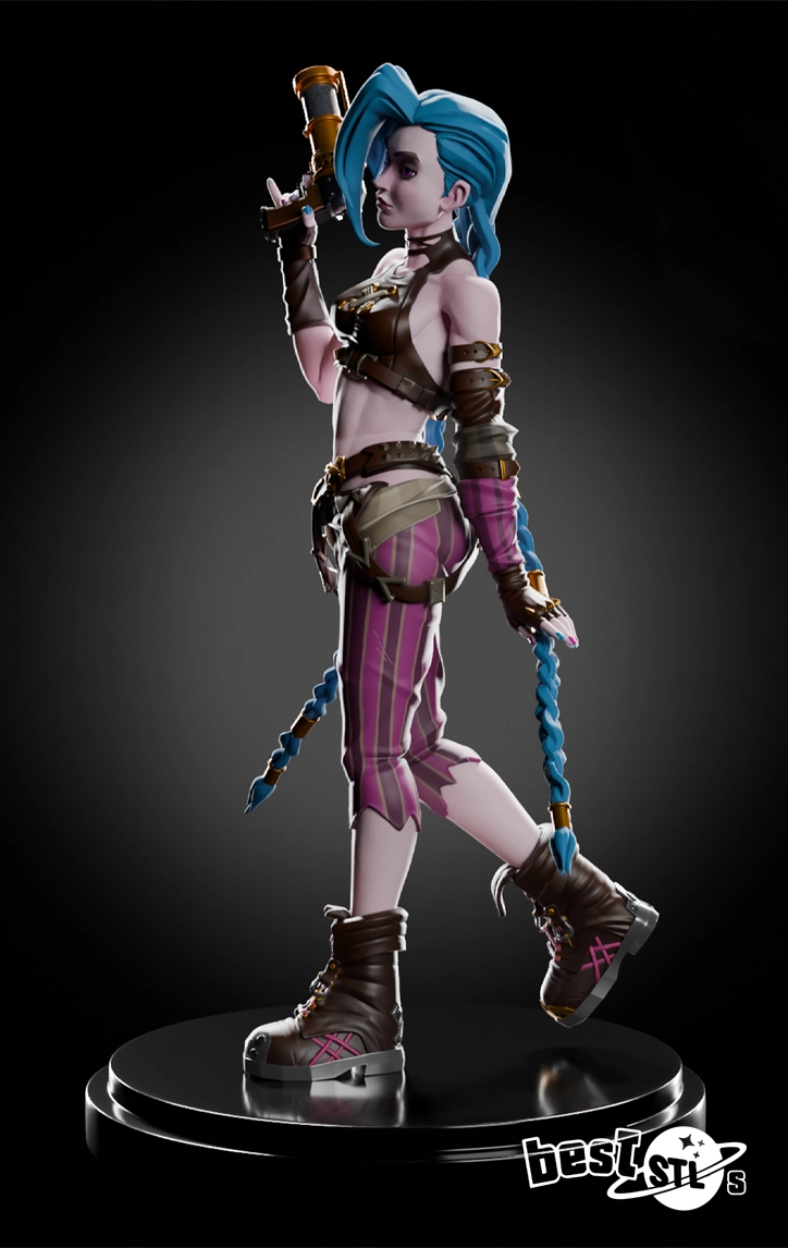 Jinx 3D Print Figure