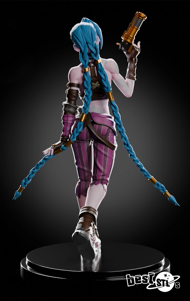 Jinx 3D Print Figure