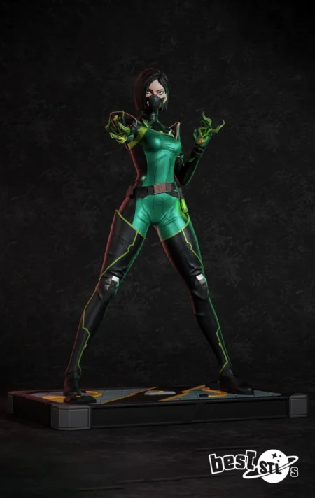 Viper 3D Print Figure