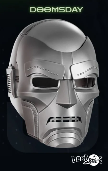 Dr. Doom Multi-Mask Helmet 3D Print Figure