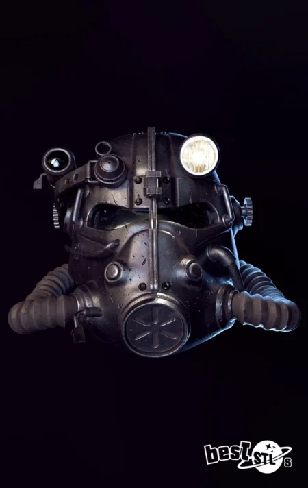 Fallout Power Armor Helmet 3D Print Figure