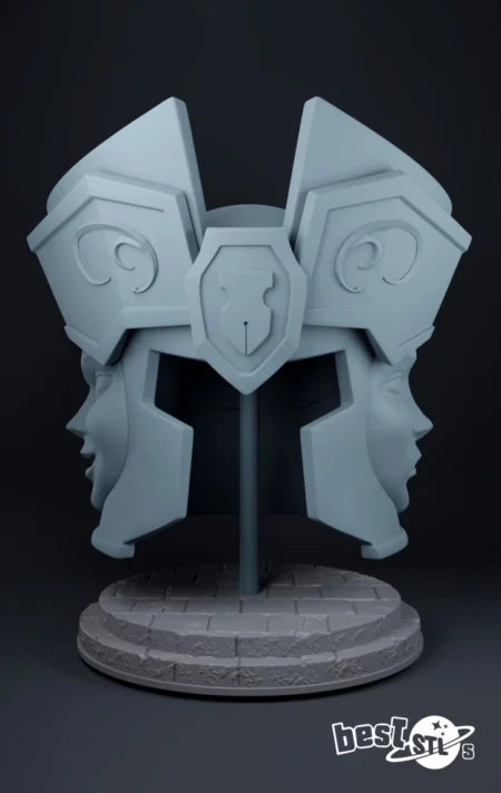 Gemini Helmet 3D Print Figure