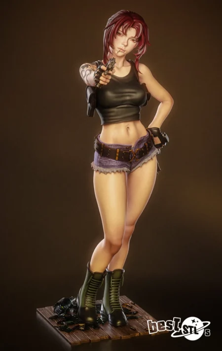 Revy 3D Print Figure